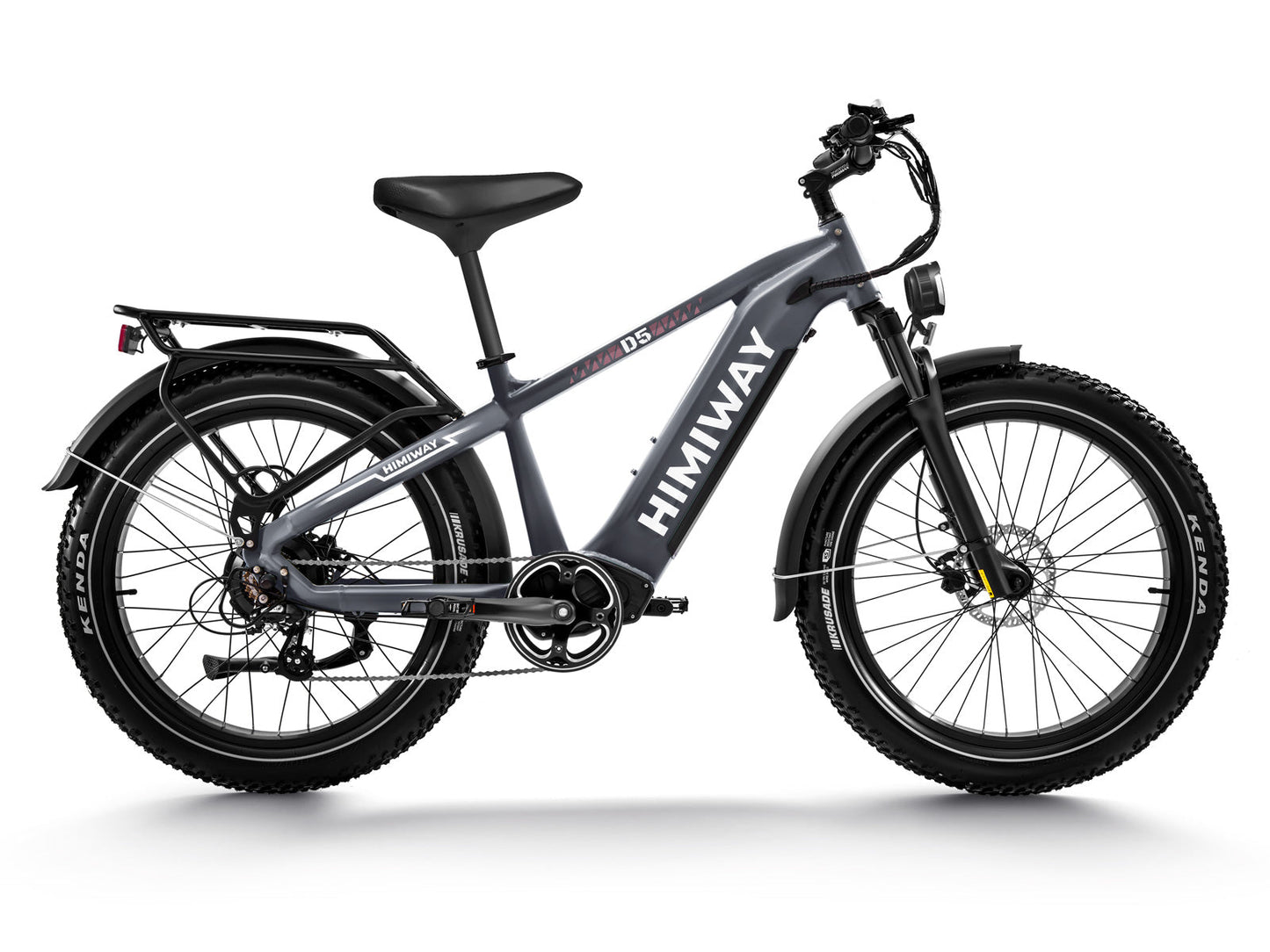 Himiway D5 Upgraded All-Terrain Long Range E-Bike Grey