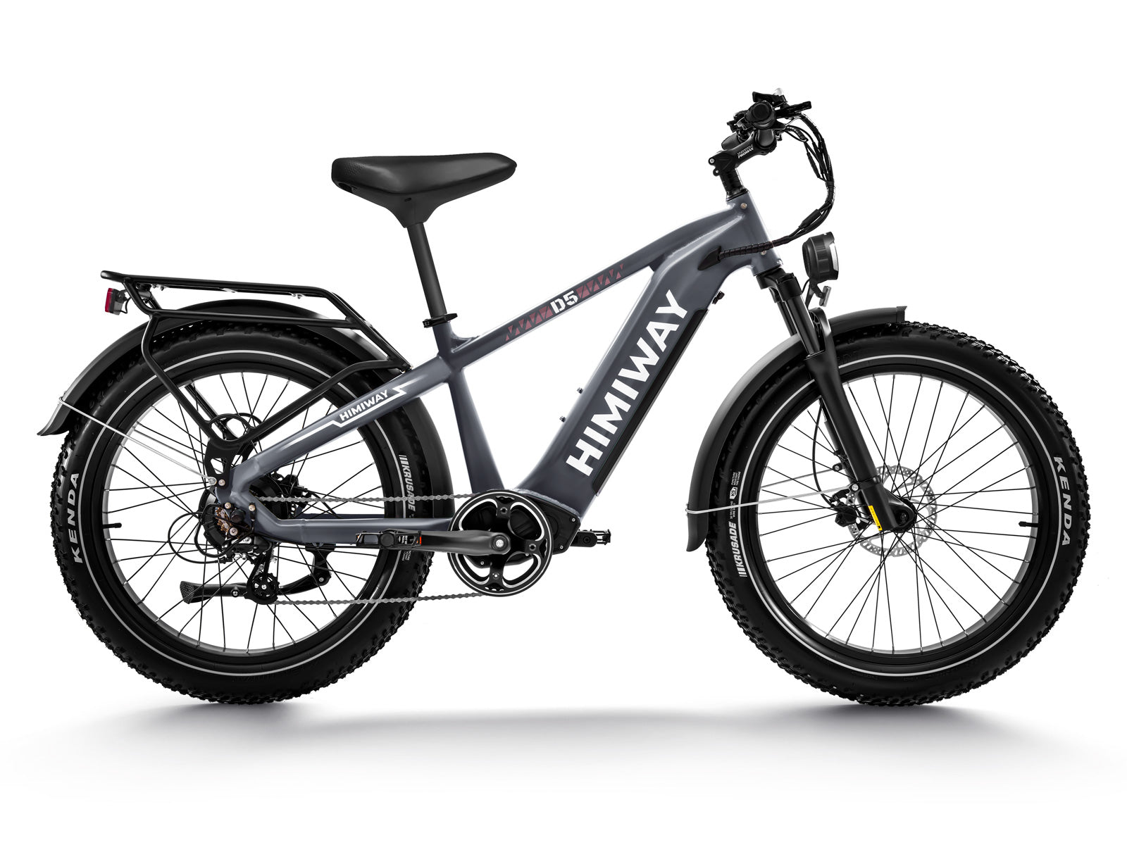 Himiway D5 Upgraded All-Terrain Long Range E-Bike Grey