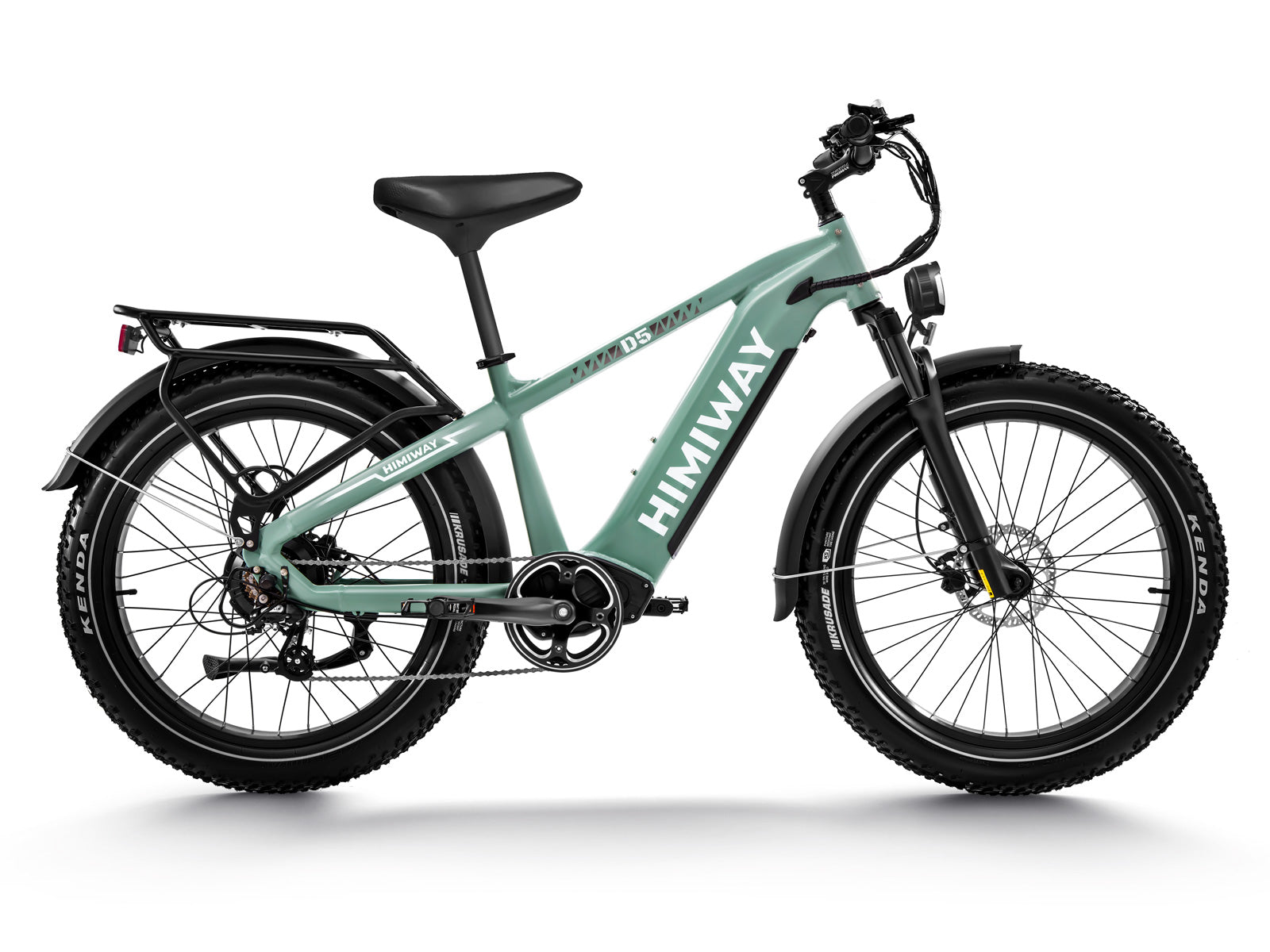 Himiway D5 Upgraded All-Terrain Long Range E-Bike Light Green