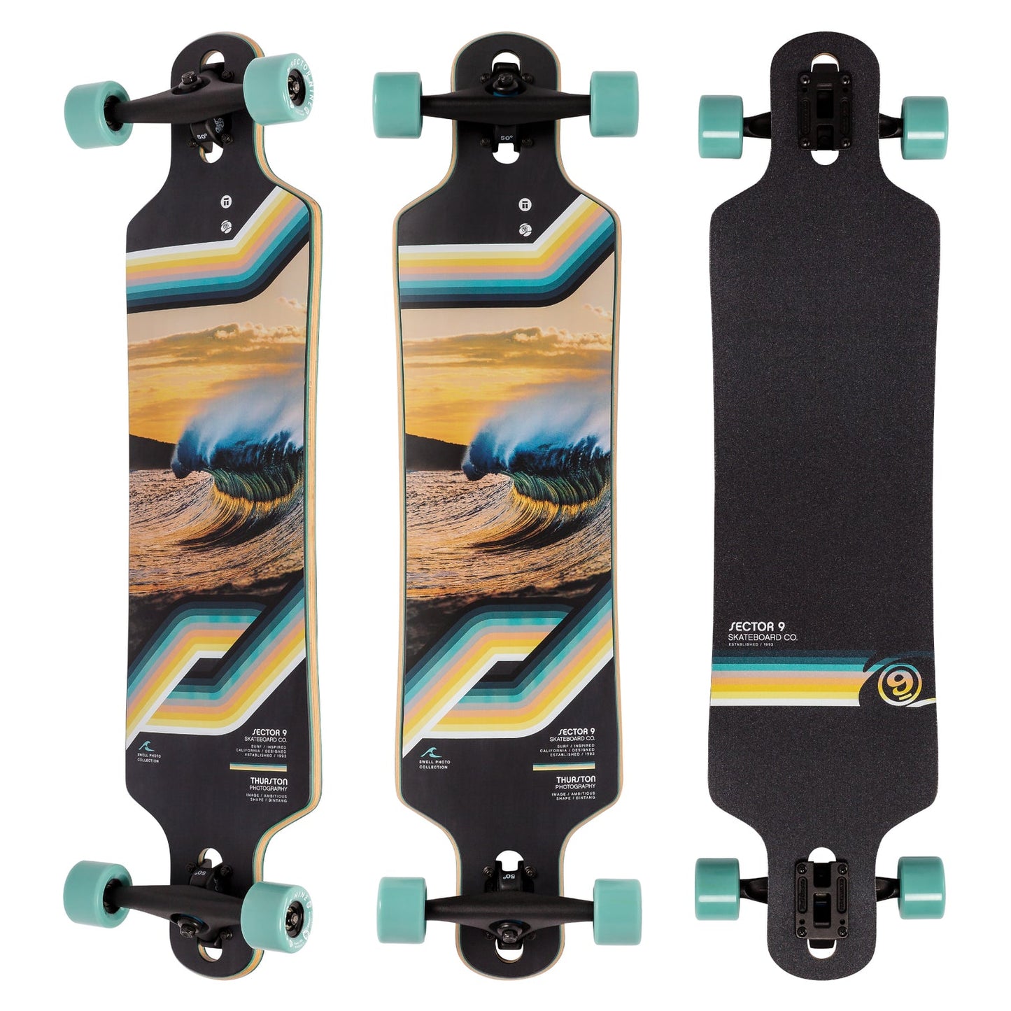 Sector 9 Bintang Bend Drop Through Longboard Complete