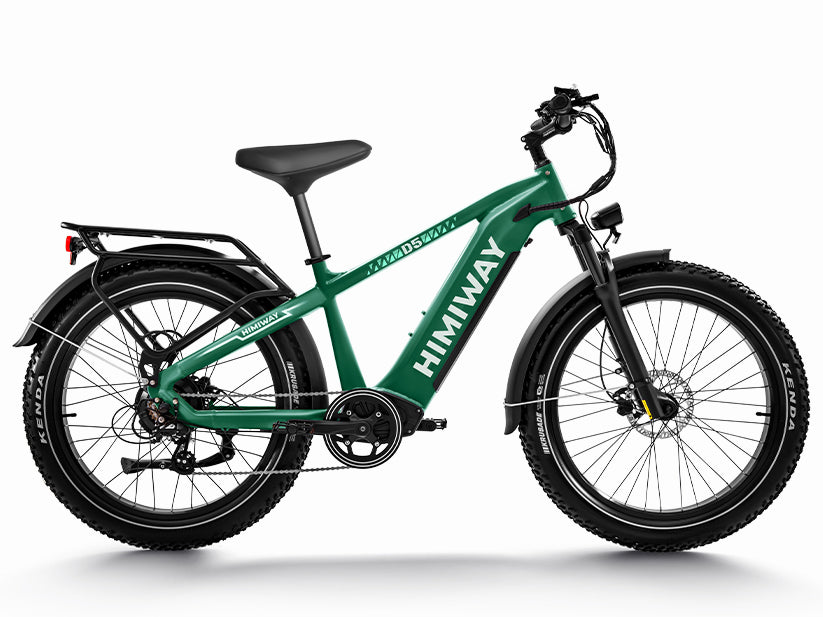 Himiway D5 Upgraded All-Terrain Long Range E-Bike Emerald Dark Green