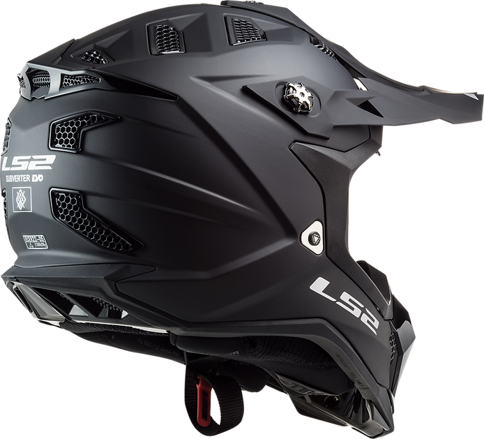 LS2 Subverter Evo Full Face MX Motorcycle Helmet Matte Black