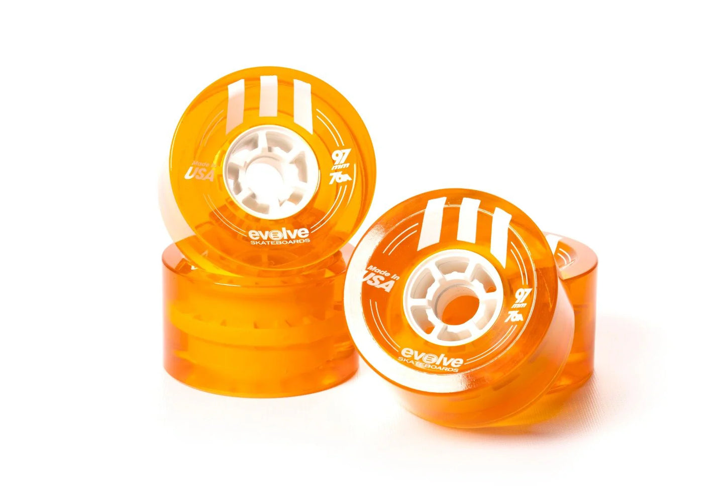 Ice Orange Wheels 97mm