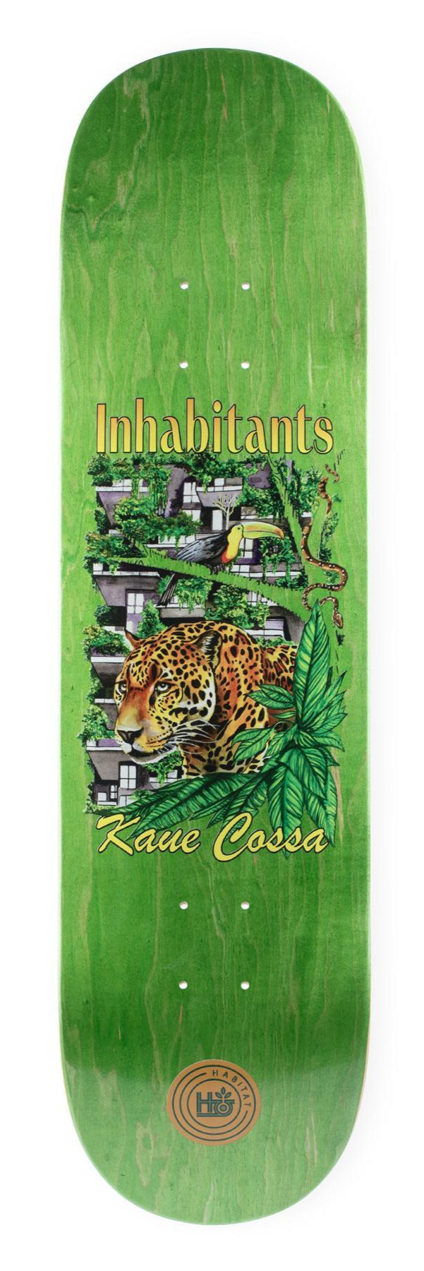 Habitat Kaue Cossa Inhabitants 8.25in x 32.25in Skateboard Deck