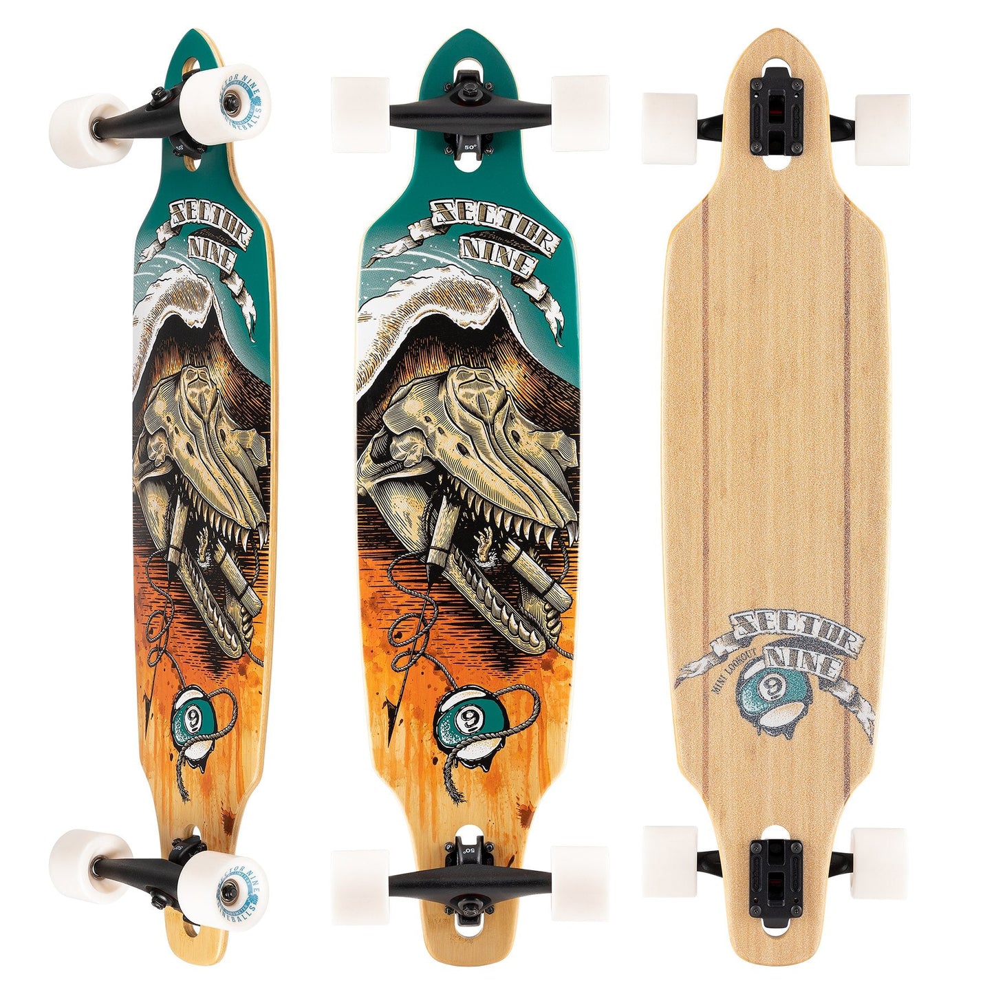 Sector 9 Mini Lookout Wreckage Longboard Complete