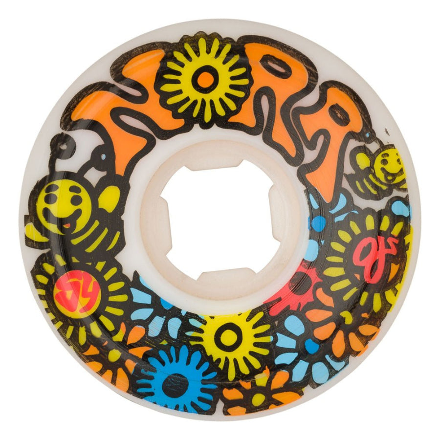 54mm Nora Vasconcellos Flowers Elite White Nomads 95a OJ Wheels