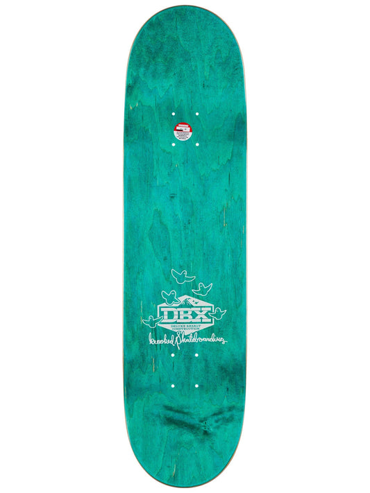 Krooked Skateboards DBX Eyes Bright Orange 8.50in x 32.18in Skateboard Deck