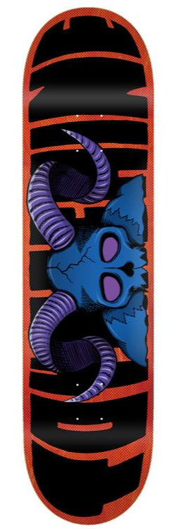 Toy Machine Horns Blue 8.0in x 31.5in Skateboard Deck