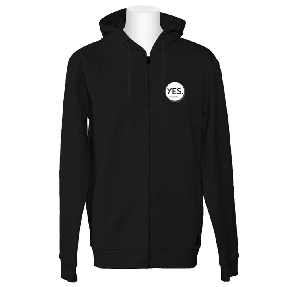 Yes. Snowboards Full Zip Black Hooded Sweater