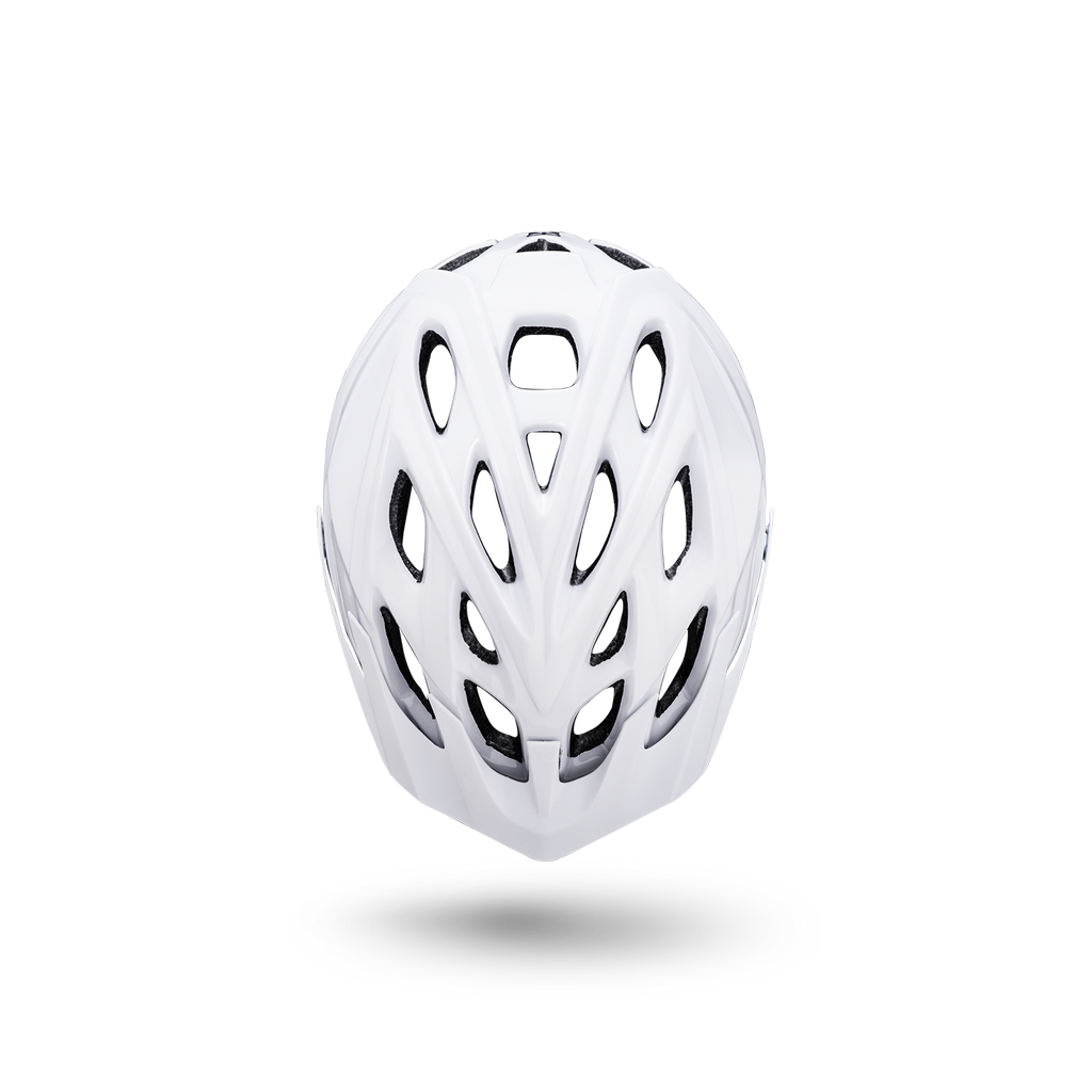 Kali Protectives Adult Chakra Solo Solid White MTB Mountain Bike Trail Bicycle Helmet Top Vents