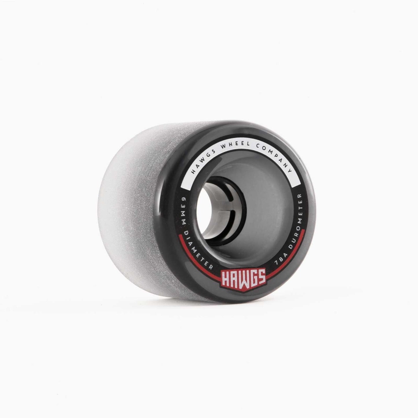 Landyachtz Hawgs Wheels Fatties Fatty Hawgs 63mm 78 cruiser longboard wheels clear black stone ground
