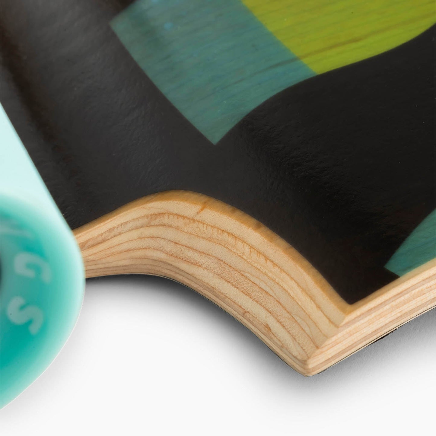 Landyachtz Fixed Blade 38 Gravity Complete Gen 6 180mm Black 70mm 80a Mini Zombie White Flares Cut Ply