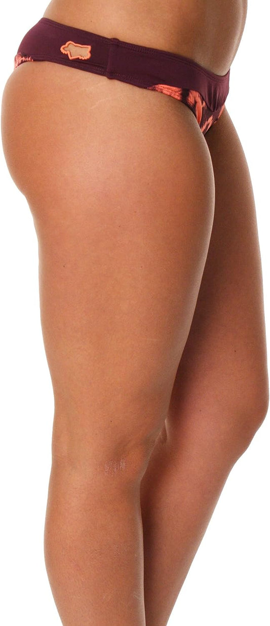 Fox Racing Rock Out Skimpy Bikini Swim Bottom Piece for Women Ladies Merlot Purple