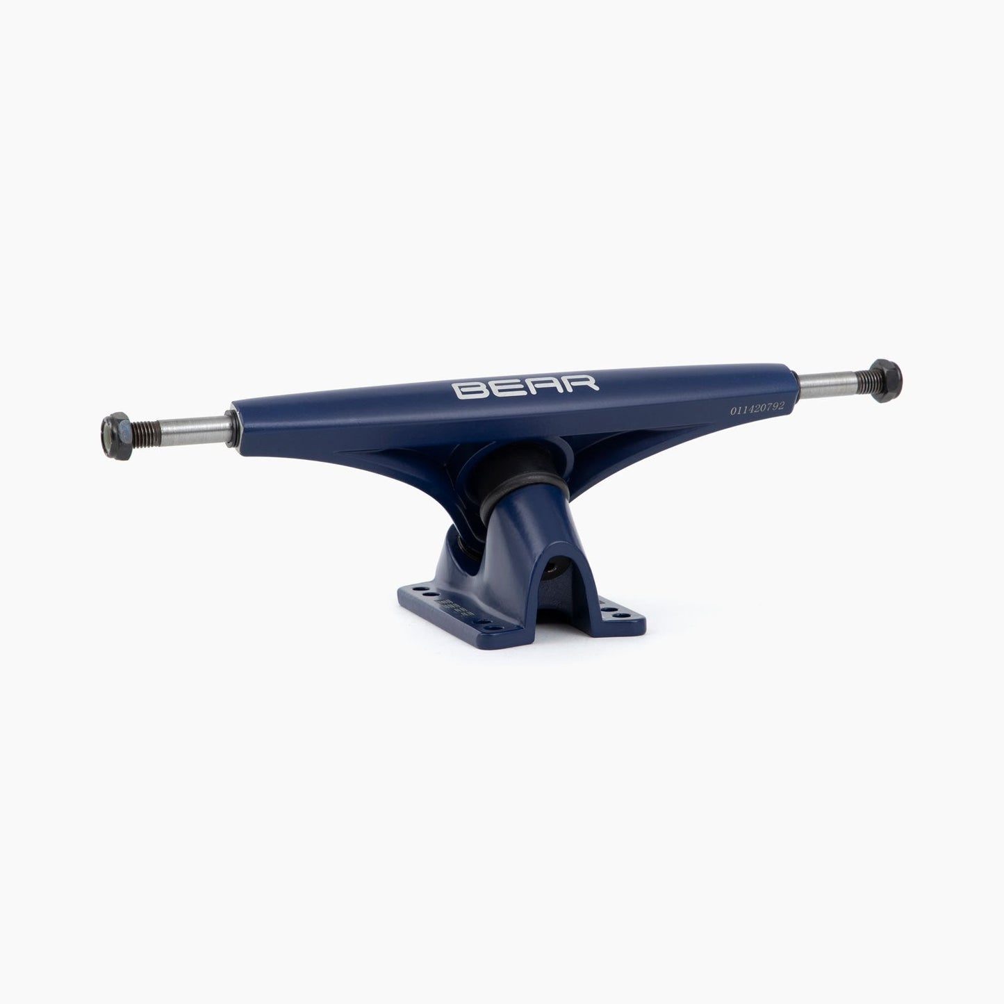 Bear Trucks 180 mm 50 degree Reverse Kingpin Downhill Longboard Trucks Astral Navy Blue Back Angle