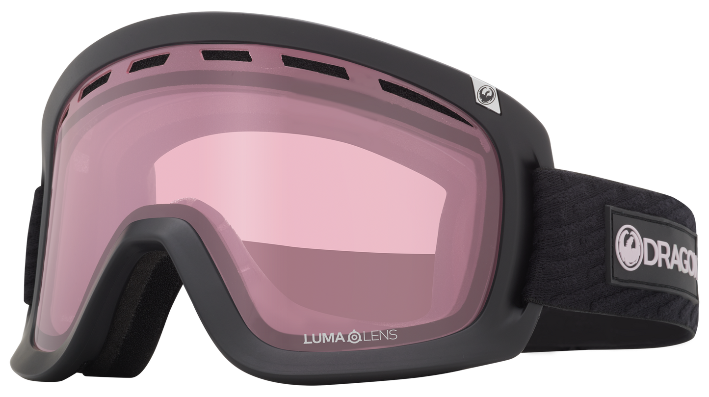 Dragon D1 OTG Over the Glasses Ski Snowboard Goggles Light Rose Light Rose Lens Profile