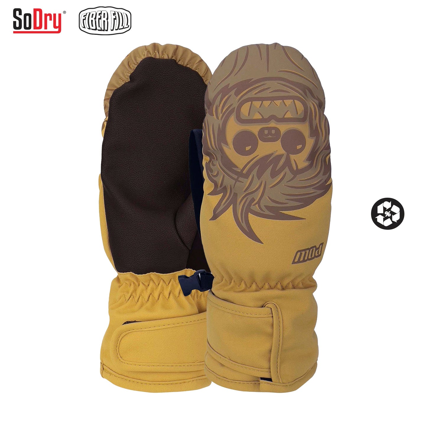 POW Gloves Glove Critter Mitt Mitts Ochre