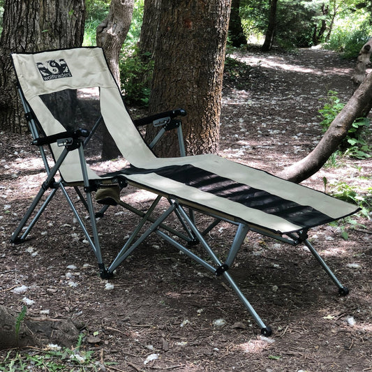 LayZWolf Hi-Bak Reclining Lounger Camp Chair