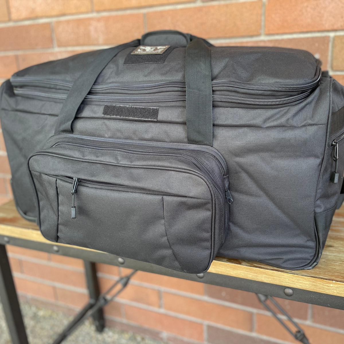 Wolftraders AlphaRoller Wheeled Deployment Luggage Bag Black Main