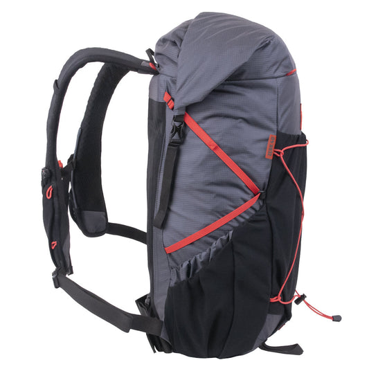 Mountainsmith Zerk 40 Phantom Black Red Grey Gray Side