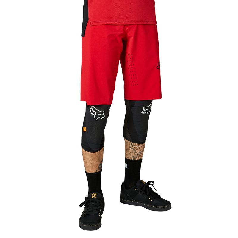 Fox Racing MTB Mens Flexair Short Mountain Bike Short no liner chili red main