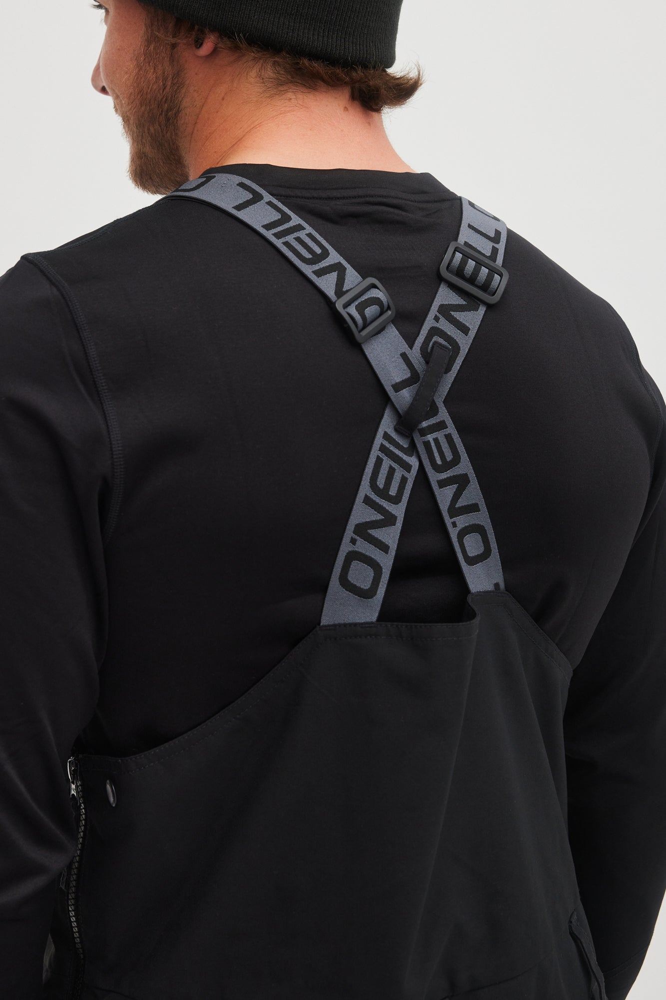 oneill mens guys mans shred bib 20k waterproof ski snowboard pants black out suspenders