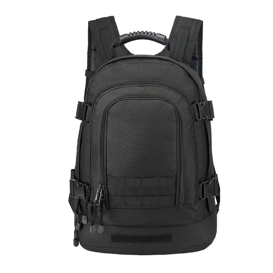Wolftraders wolfTactix II 39 Liters to 64 Liters Expanding Bug Out Style Tactical Backpack Black