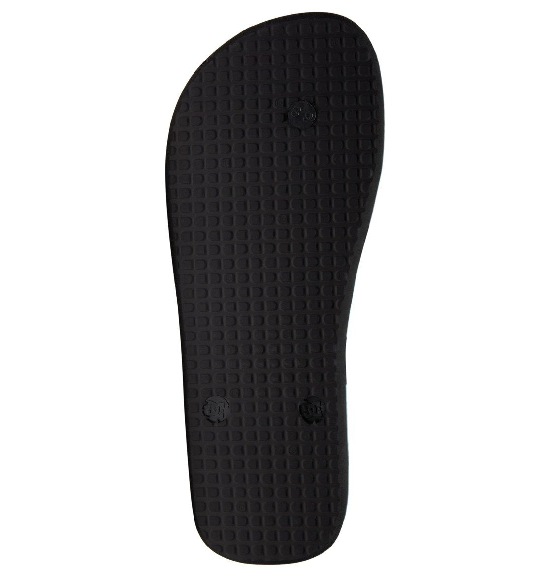 DC Spray Flip Flops Battleship Dark Teal Bottom