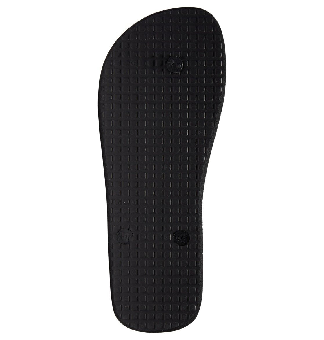 DC Shoes Men's Spray Flip Flops Metallic Green Black Bottom