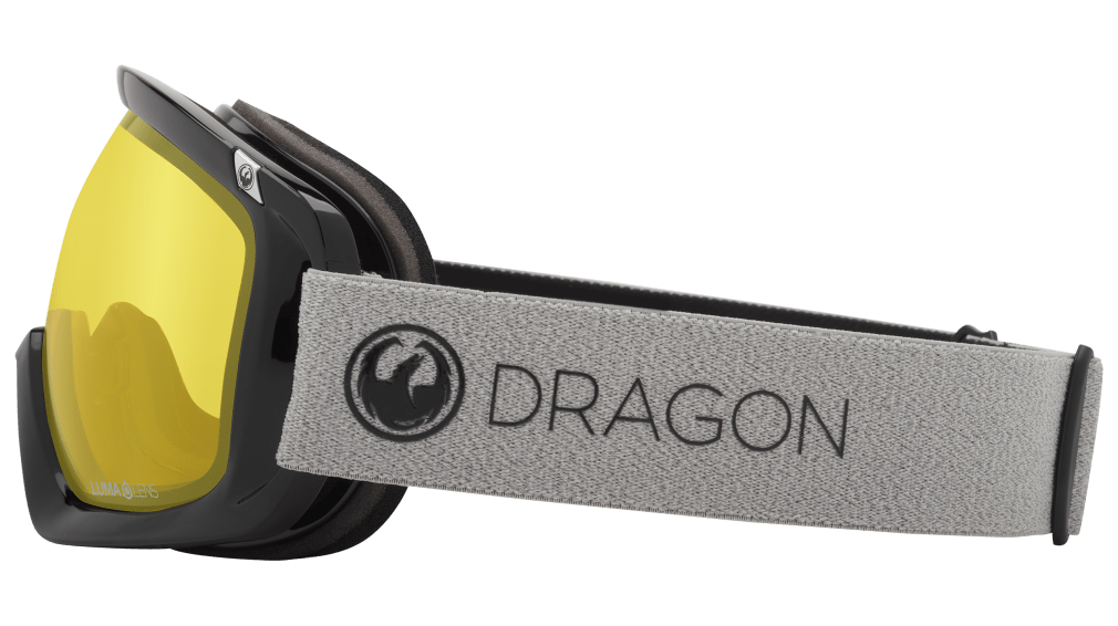 Dragon Alliance D3 OTG Over the Glasses Ski Snowboard Goggles Echo Photochromic Yellow Gray Band