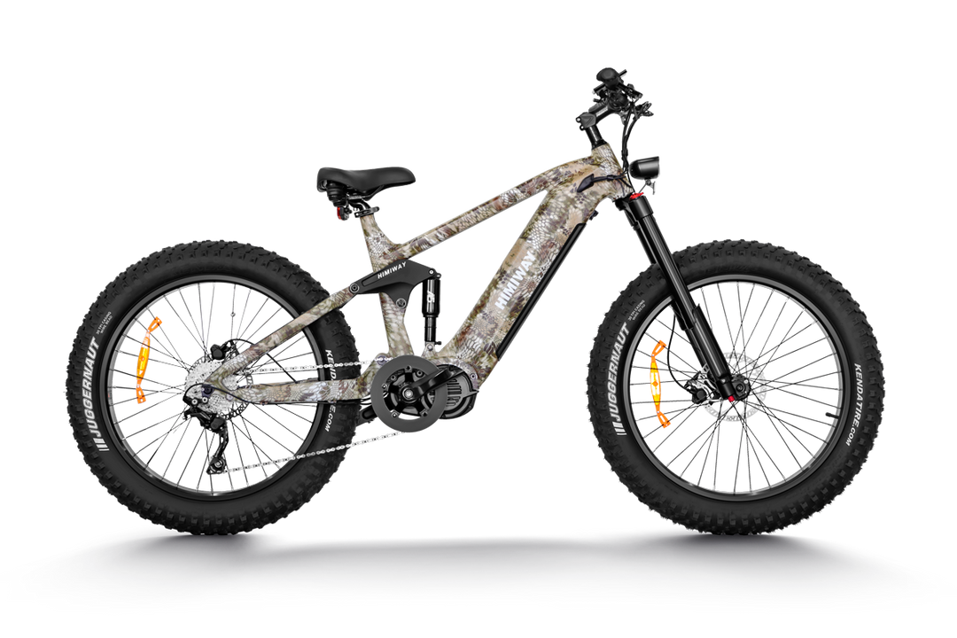 Himiway Cobra Pro Full Suspension Mid Drive Fat Tire Electric Mountain Bike