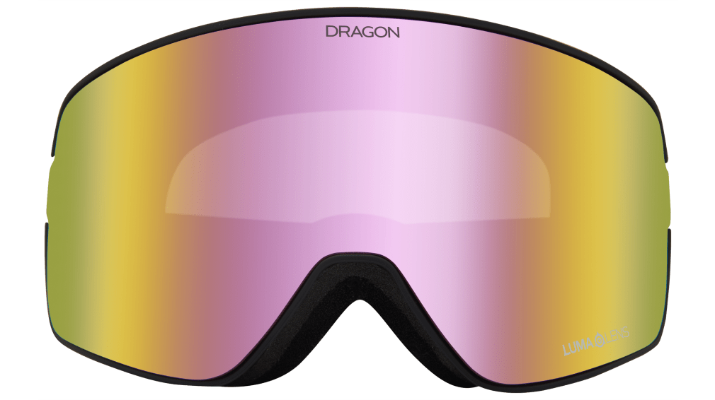 Dragon Forest Bailey Signature Series NFX2 Quick Change Flat Lens Ski SNowboard Goggle White Pink Mirror Lens