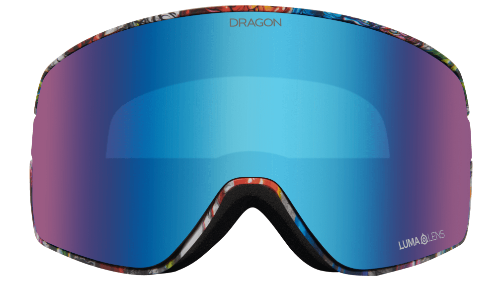 Dragon Chris Benchetler Signature Series NFX2 Ski Snowboard Flat Lens Goggle Blue Mirror Lens