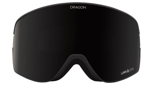 Dragon Alliance NFX2 Flat Lens Quick Change Frameless Ski Snowboard Goggle Forest Bailey Signature Black Orange Midnight Black Lens Front Face