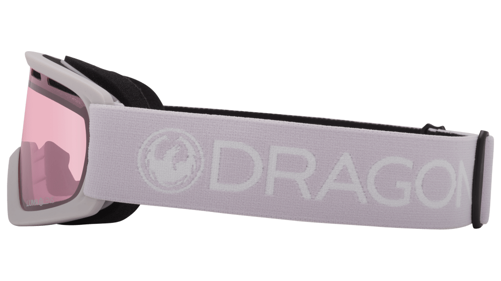 Dragon Alliance Little Lil D Kids Child Youth Ski Snowboard Goggles Lilac Lite Pink Light Rose Lens Band Side