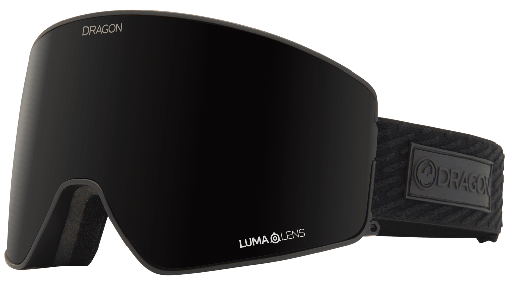 Dragon Alliance PXV2 Quick Change Flat Lens Ski Snowboard Goggles Midnight Black Midnight Black Lens Profile