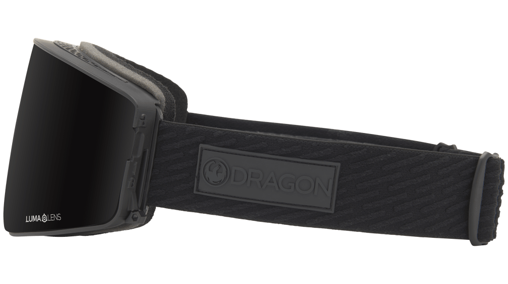 Dragon Alliance PXV2 Quick Change Flat Lens Ski Snowboard Goggles Midnight Black Midnight Black Lens Band