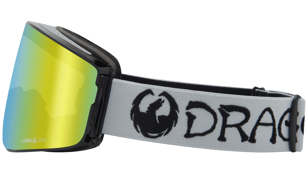 Dragon Alliance PXV2 Quick Change Flat Lens Ski Snowboard Goggles Classic Gray Gold Ion Mirror Lens