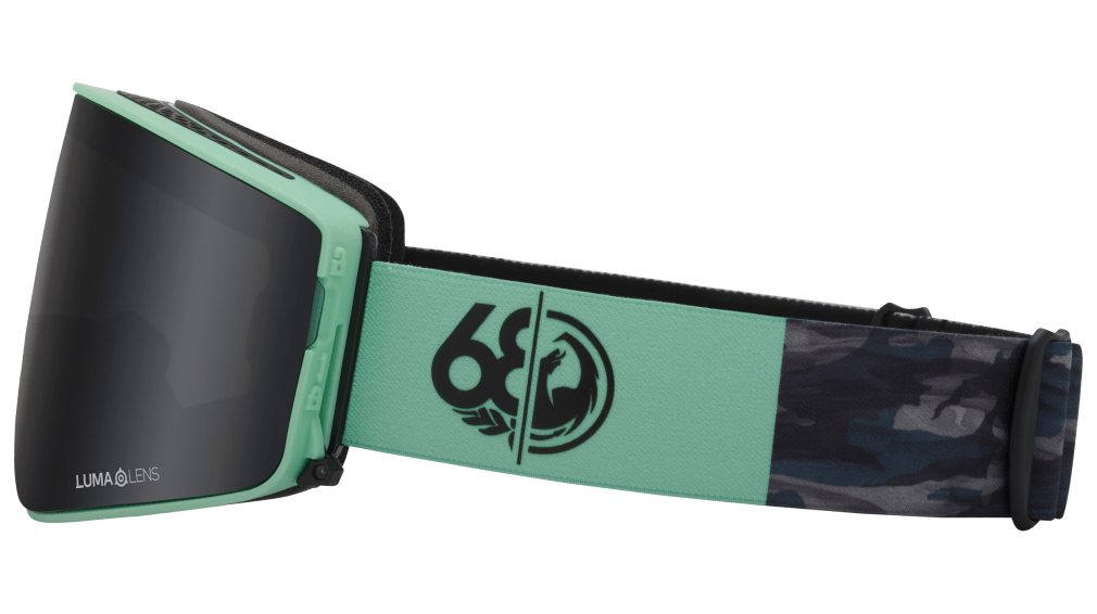 Dragon Alliance PXV2 Quick Change Flat Lens Ski Snowboard Goggles 686 Collaboration Teal Dark Smoke Grey Lens Band