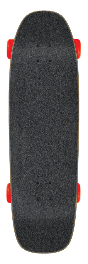 Santa Cruise Amoeba Street Skate 8.4in x 29.4in Longboard Complete Top