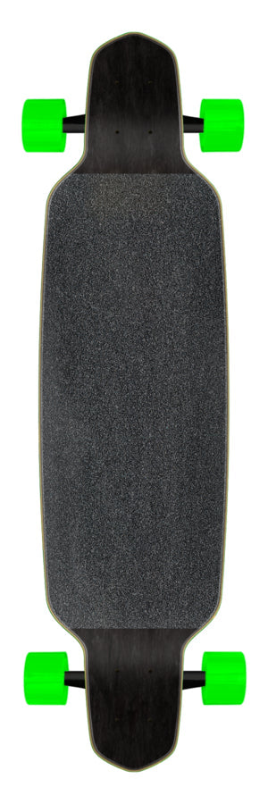 Santa Cruz Obscure Hand 9.50in x 37.52in Drop Down Longboard Complete Top