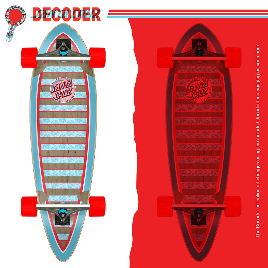 Santa Cruz Decoder Wave 9.20in x 33in Longboard Complete Bottom