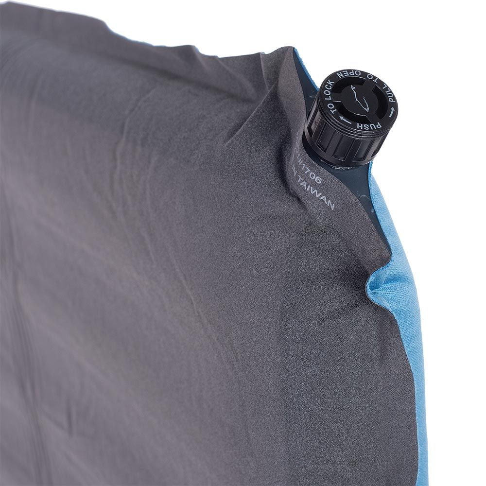 Peregrine Outfitters Pro Stretch Tec Backpacking Mountaineering 2" Insulated Self Inflating Sleeping Pad Blue Valve
