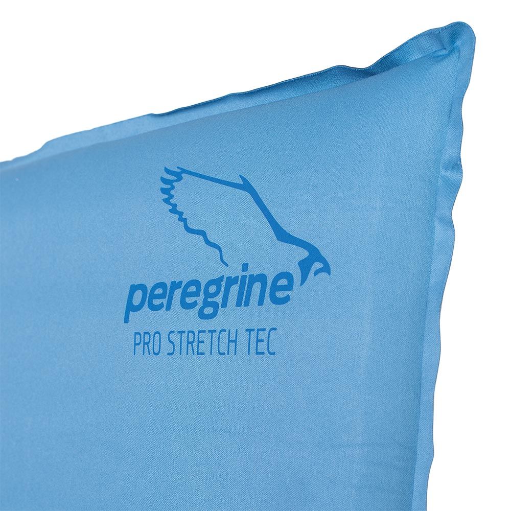 Peregrine Outfitters Pro Stretch Tec Backpacking Mountaineering 2" Insulated Sleeping Pad Blue Logo Seams