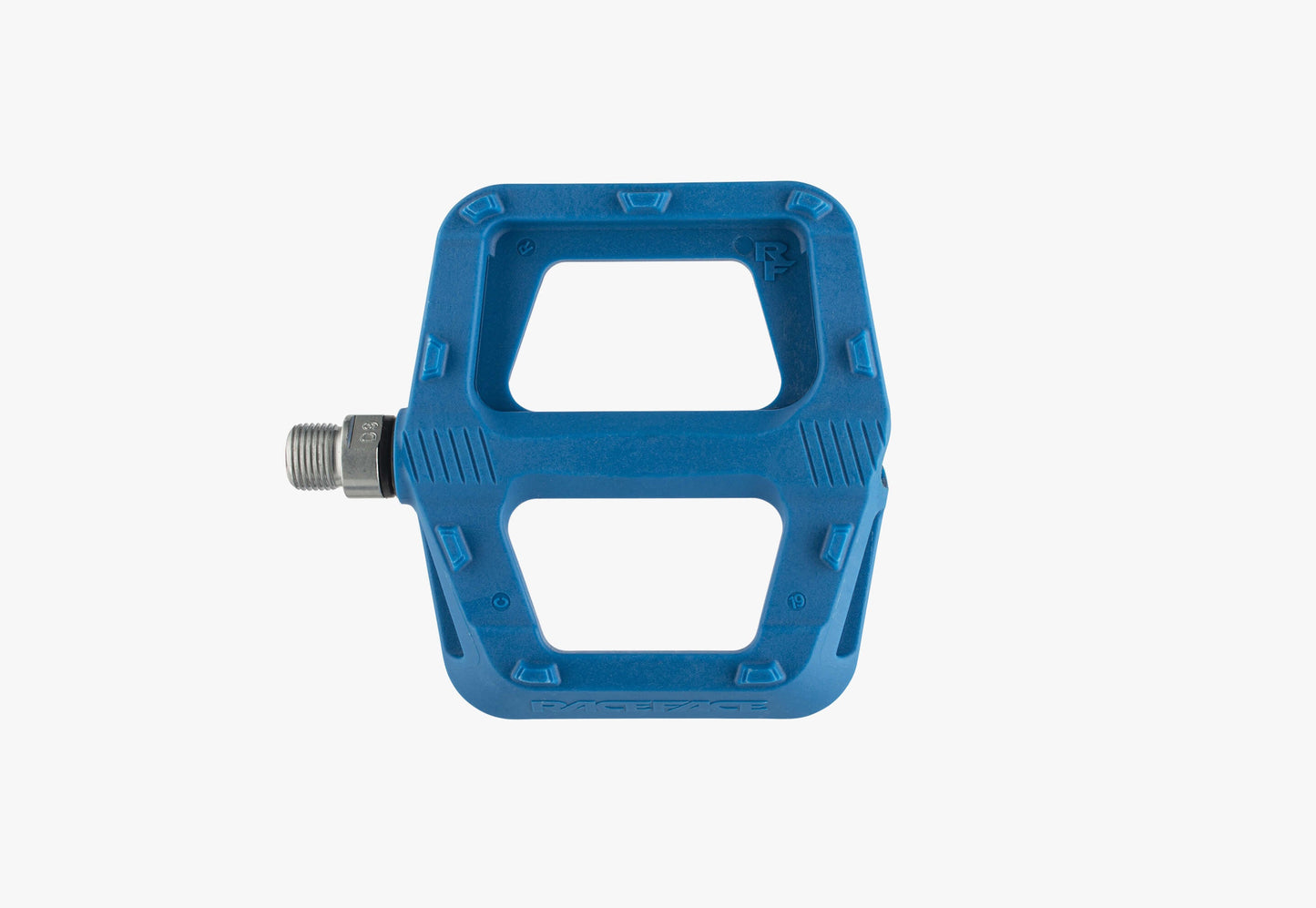 Raceface Ride Platform Pedals Blue Composite 9/16" Top