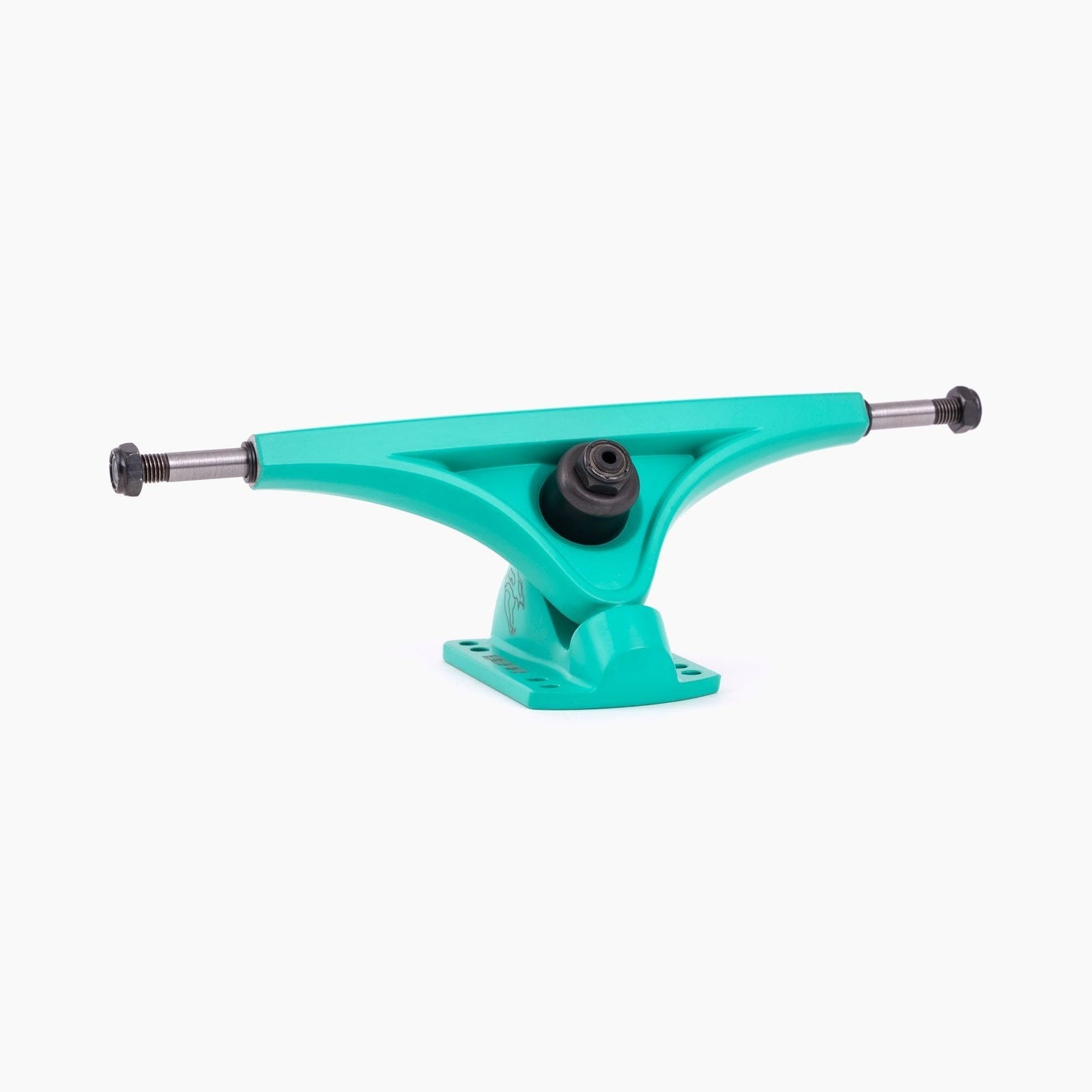 Bear Trucks 180 mm 50 degree Reverse Kingpin Downhill Longboard Trucks Mint Teal Blue Front Angle