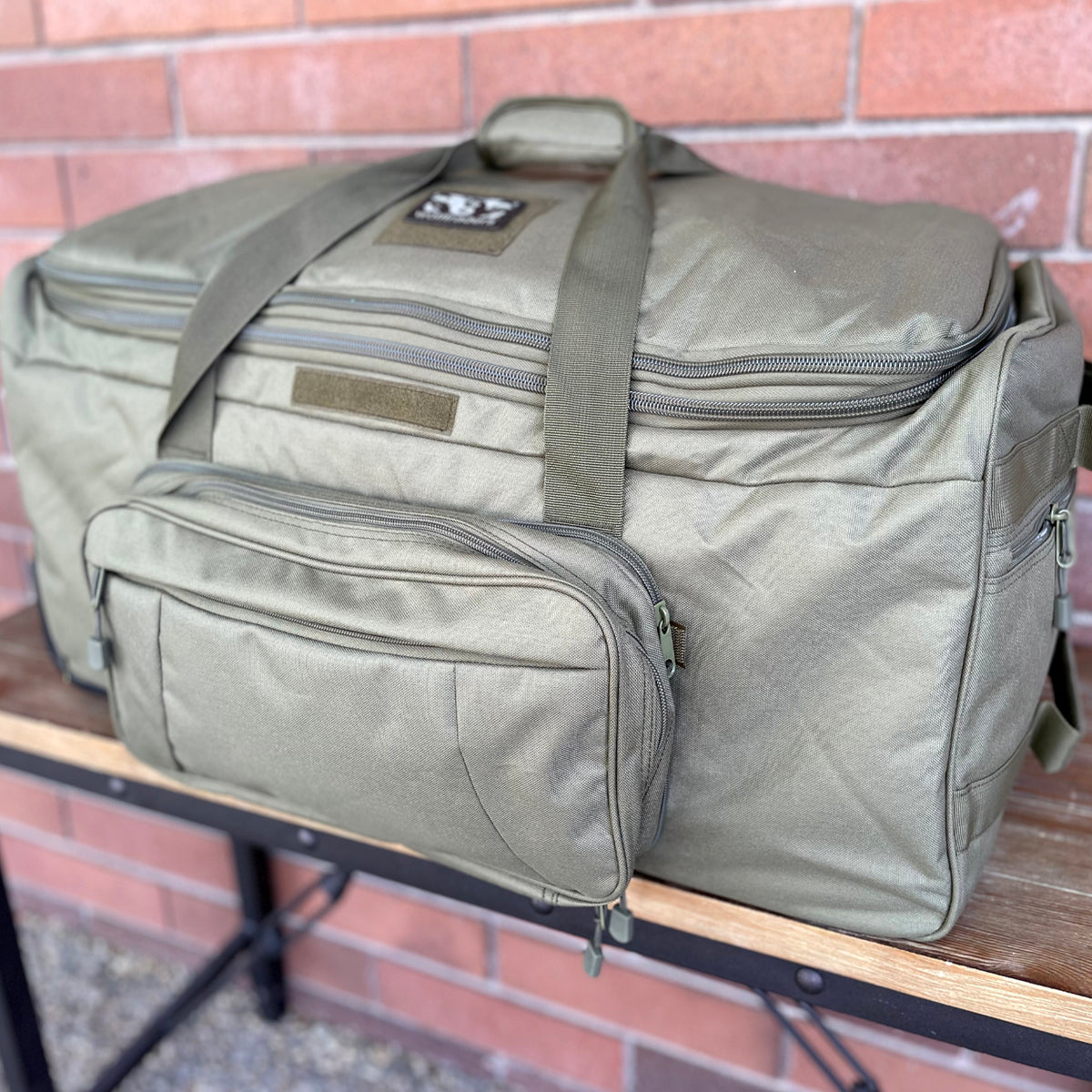 Wolftraders AlphaRoller Wheeled Deployment Luggage Bag Olive Draft Green Main