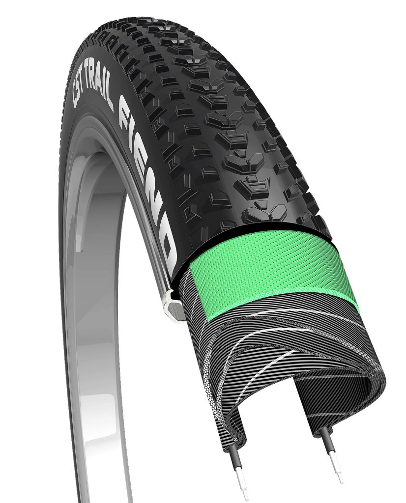 CST Trail Fiend 27.5 inch x 2.25 inch Folding MTB Mountain Bike Tire Black