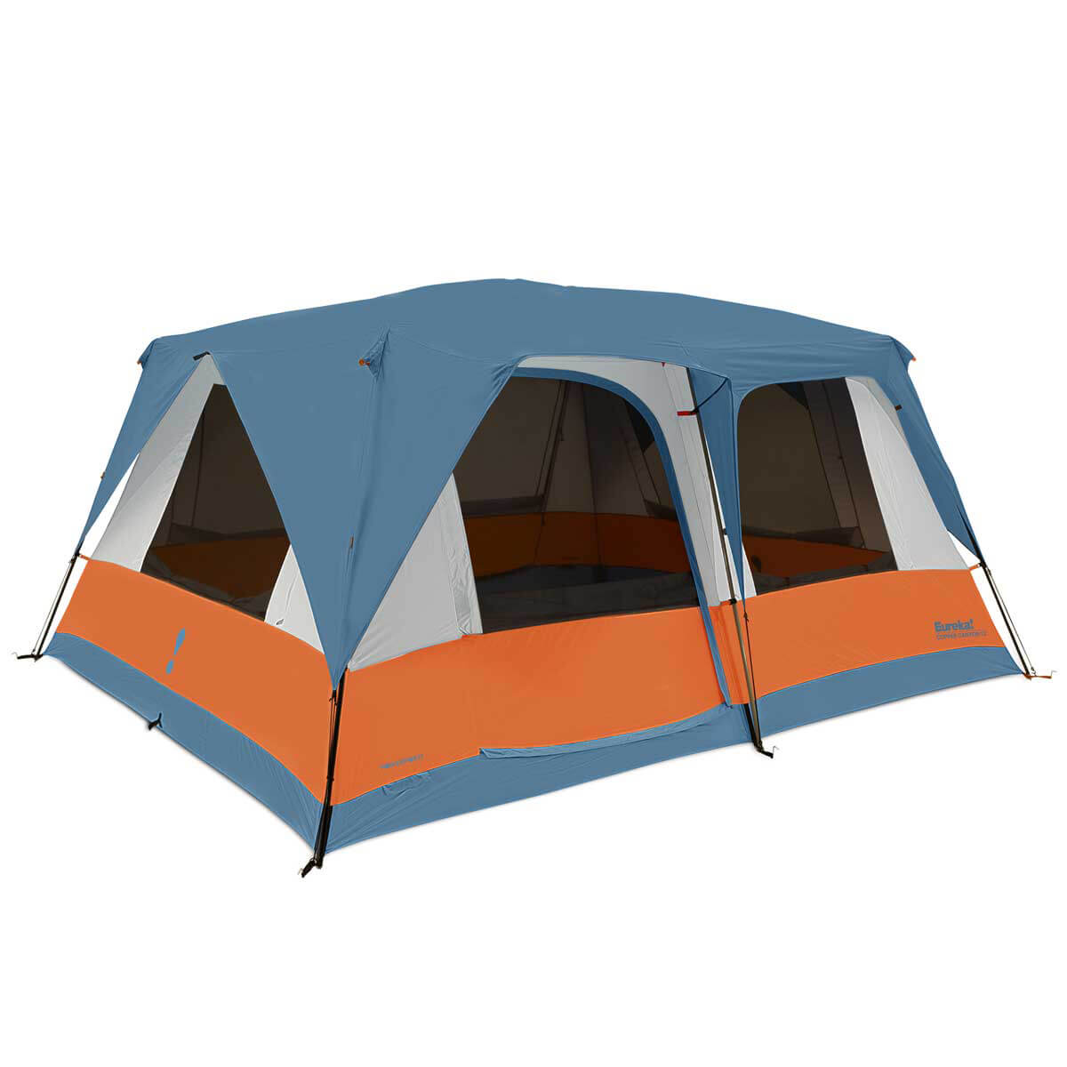 Eureka Copper Canyon LX 12-Man Cabin 2-Bedroom Tent Rain Fly On