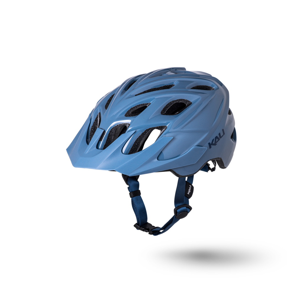 Kali Protectives Chakra Solo Adult Trail MTB Bike Helmet Solid Thunder Blue Front