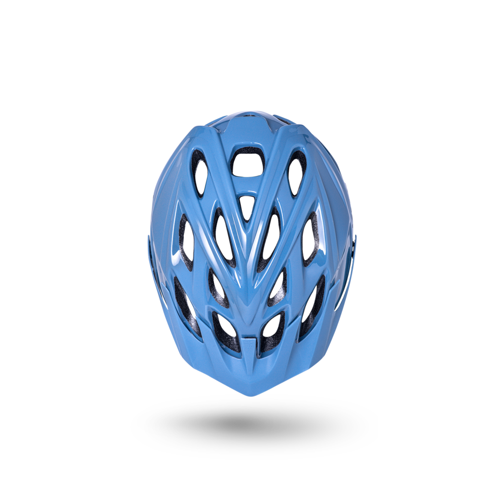 Kali Protectives Chakra Solo Adult Trail MTB Bicycle Helmet Solid Thunder Blue Top